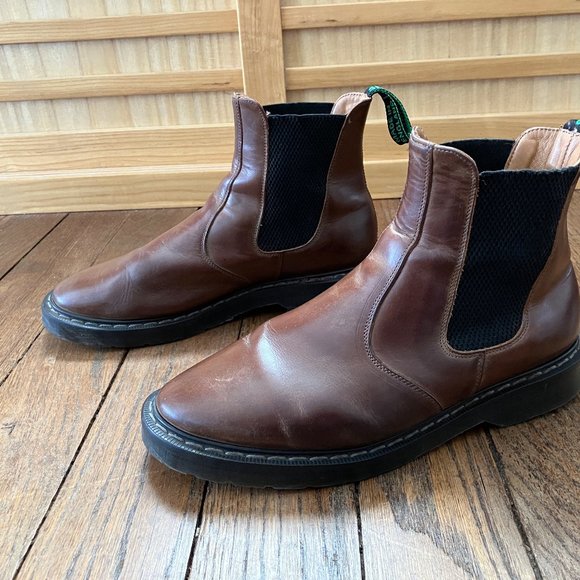 Solovair Classic Brown Chelsea Boots "Gaucho Crazy Horse Dealer" size UK 6 US 8 - Picture 4 of 11
